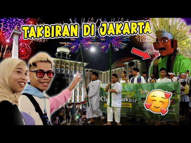 MALAM TAKBIRAN DI MASJID ISTIQLAL JAKARTA!! WOW RAME BANGET!!