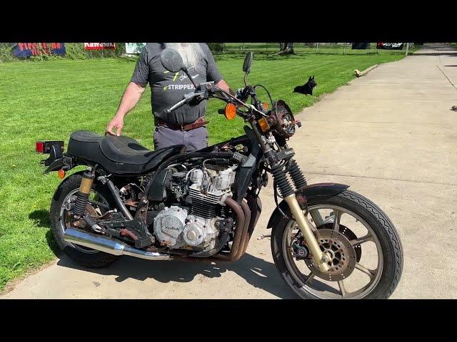 1982 Kawasaki KZ1100D Spectre with Title Motor Stuck Johnnys