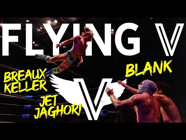 Flying V Fights: Pro Wrestling - [FULL MATCH] Jet Jaghori vs Breaux Keller vs BLANK