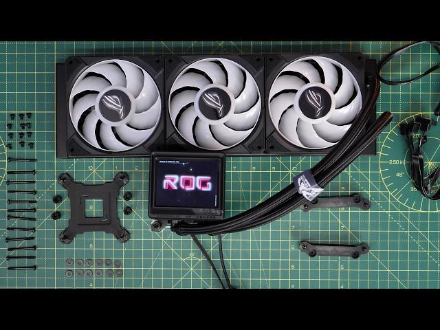 Asus ROG Ryujin 3 360 ARGB Extreme wiring and setup guide