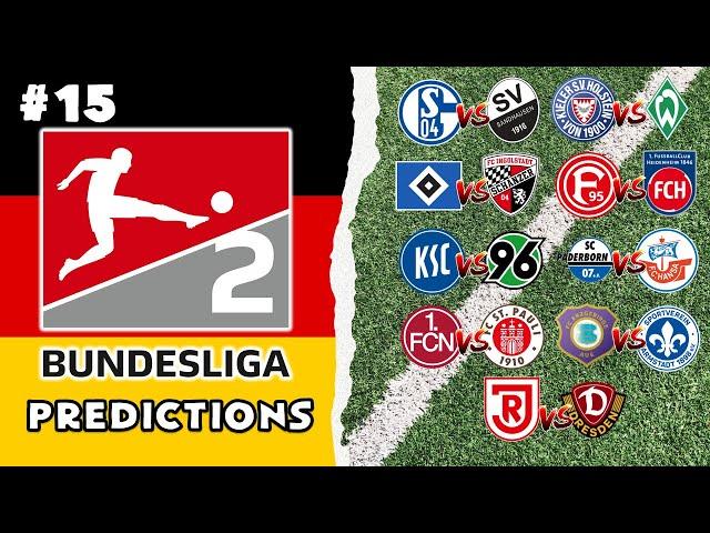 2. Bundesliga Predictions - Matchday 15