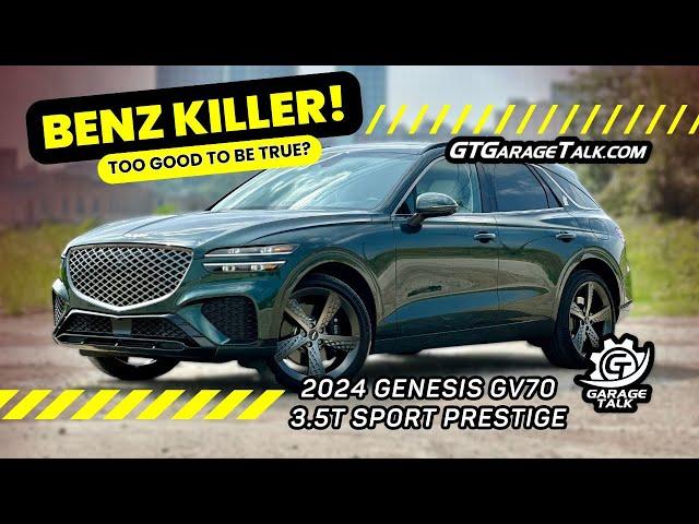 2024 Genesis GV70 3 5T AWD Sport Prestige | Better than Benz, BMW, and Porsche???