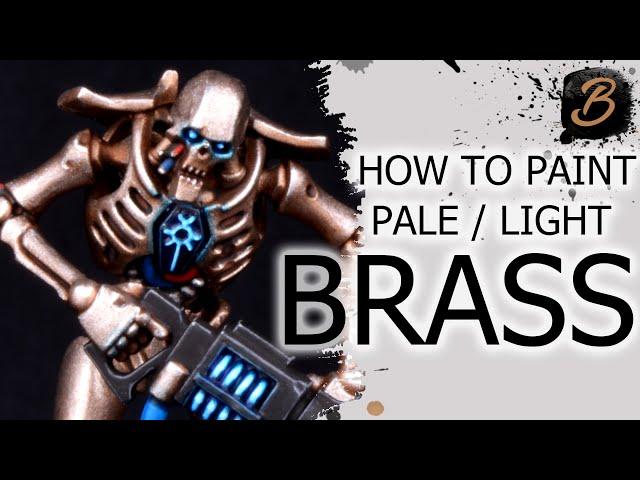 HOW TO PAINT PALE / LIGHT BRASS: A Step-By-Step Guide