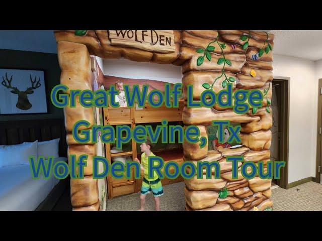 Great Wolf Lodge Grapevine, Texas | Wolf Den Suite Room Tour | Room 7076 | April 2024