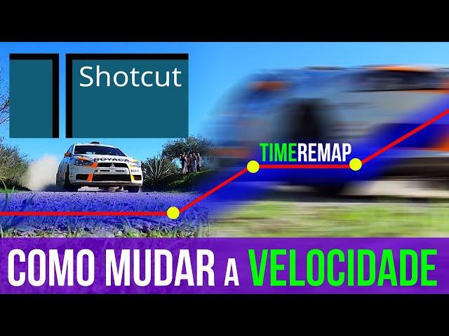 COMO MUDAR a VELOCIDADE no SHOTCUT | TimeREMAP | SpeedRamp | Maisvideomundo #92