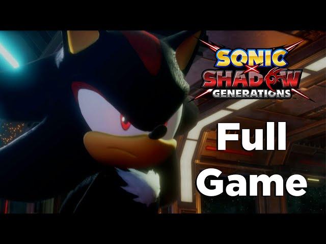 Sonic X Shadow Generations - Shadow Story Full Game Playthrough (Switch)