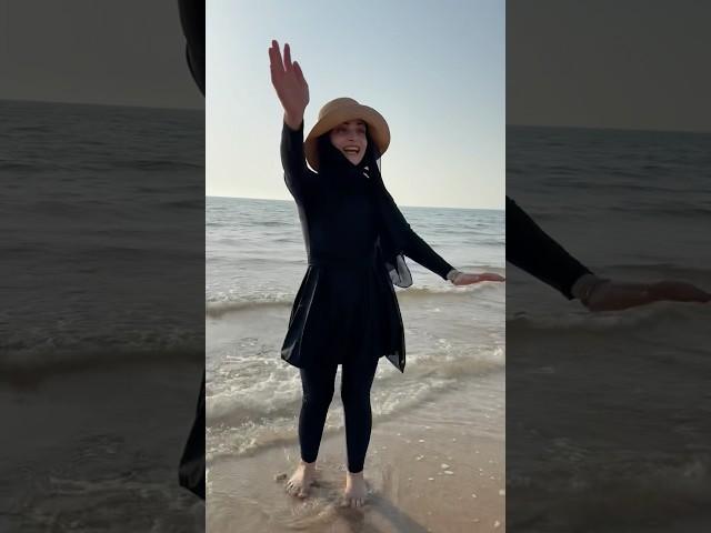 البنت الغبية في البحر  ام سيف ونانو