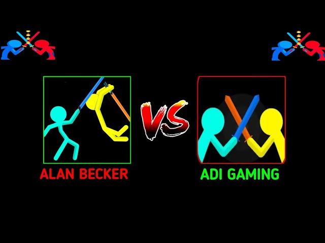 SUPREME DUELIST STICKMAN   ADI GAMING VS ALAN BECKER  #stickman #animation #gaming #shorts