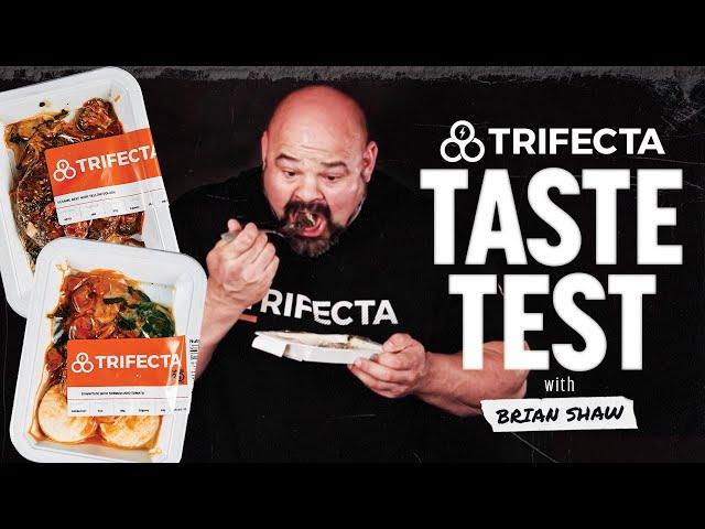 FOOD REVIEW: Brian Shaw Taste Tests Trifecta Meals