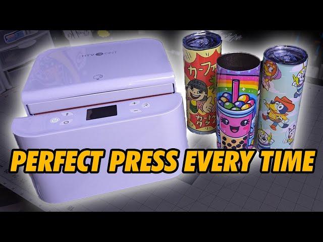 How To Perfectly Print Tumblers With The HTVRont Auto Heat Press