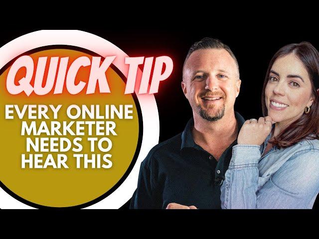 Quick Tip For Marketers | Legendary Marketer | David Sharpe