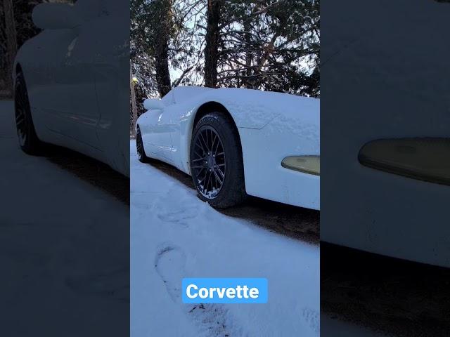 Totalled  #arcticvette #corvette #snow #kansas