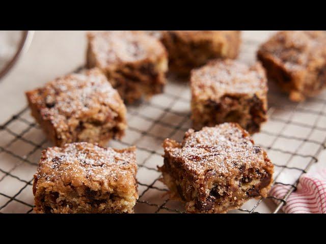 Pati Jinich - Homemade Snack Bars with Pecans, Dates, Apples & Chocolate