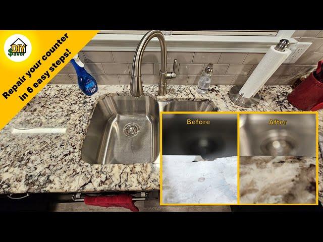 How to Repair Chips in Natural Stone (Granite, Marble) and Quartz Countertops