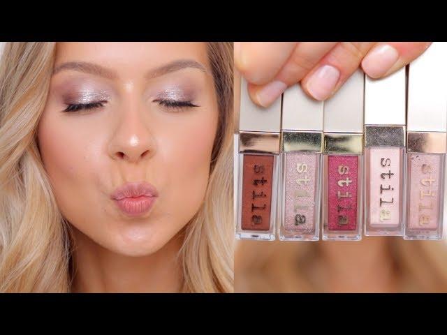 STILA Glitter & Glow + Shimmer & Glow Eyeshadows Review