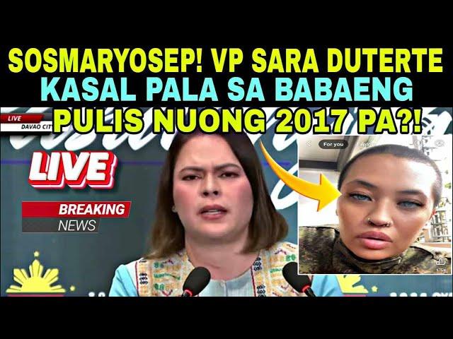 BREAKING NEWS! VP SARA DUTERTE MAY ASAWANG BABAE?! 