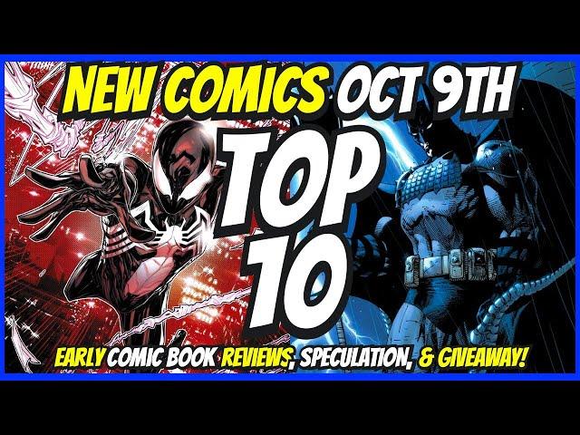 Top 10 New Comic Books October 9th 2024  Reviews, Covers, & Giveaway