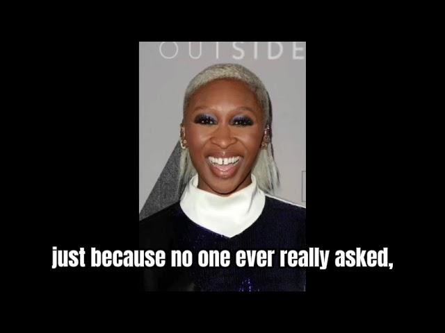 The UNTOLD STORY of Cynthia Erivo