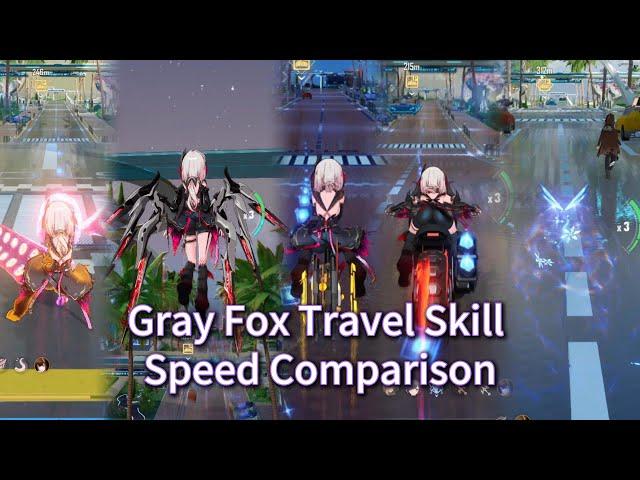 Gray Fox Travel Skill Speed Comparison Tower of Fantasy CN 4.4.5