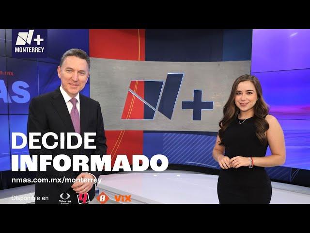 Las Noticias Nmás Monterrey con Gregorio Martínez  y Anasofía Contreras Lunes 15 de Julio 2024