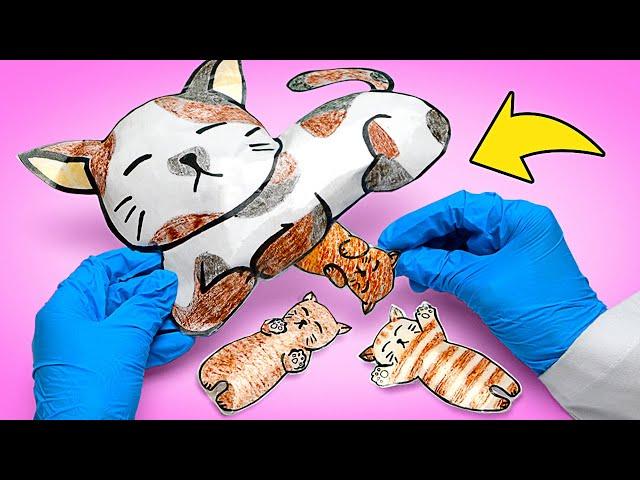 Fun Paper Crafts || From Kitties Rescue to Pirates, Easiest DIY Ideas Ever! ️