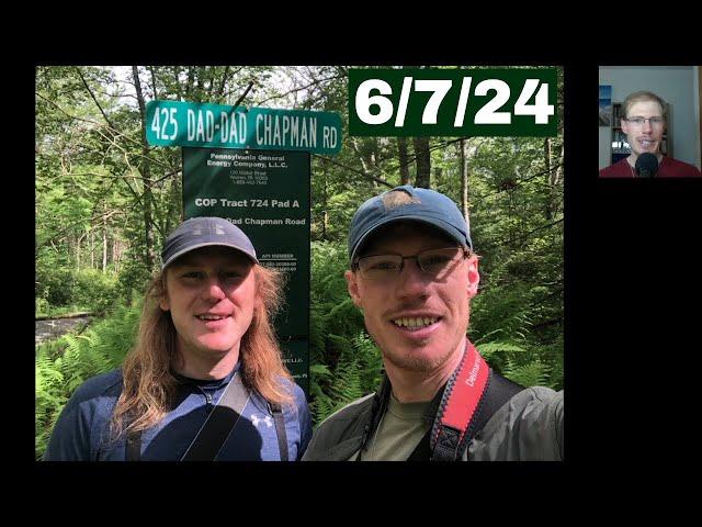 Summer Birding in the Loyalsock State Forest on Dad Dad Chapman Road, June 7th, 2024