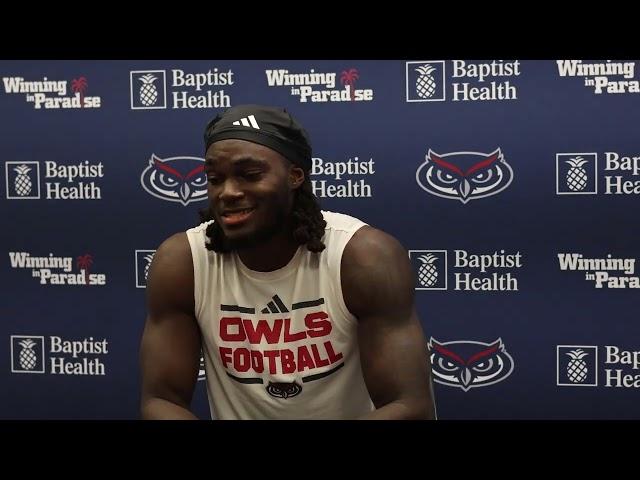 #FAU 2024 Football Fall Camp Day 1: WR BJ Alexander