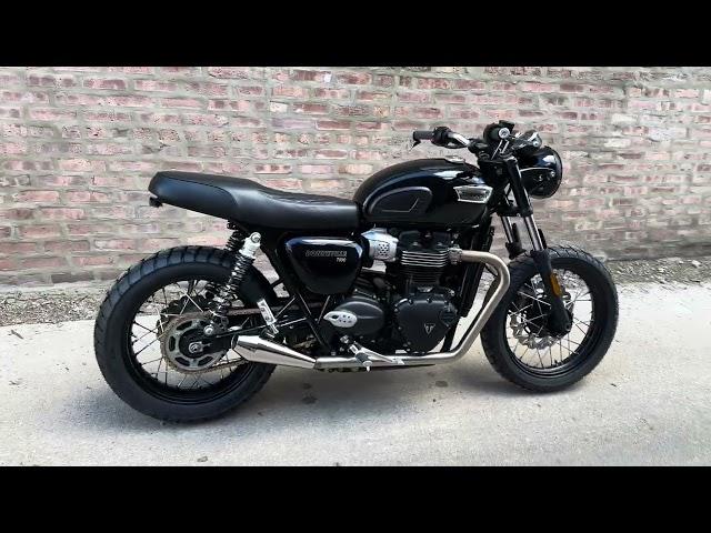 Triumph Bonneville T100 Black Custom 2022 black TF6916U