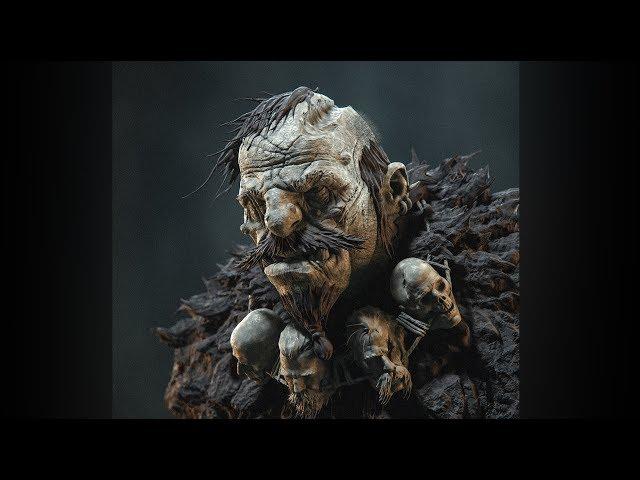 Maneater from the North. Zbrush Timelapse