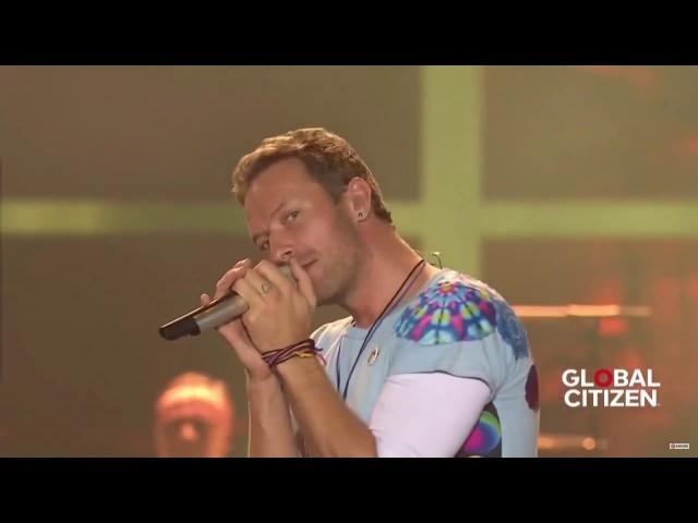 Herbert Grönemeyer feat Chris Martin   Mensch Live at Global Citizen Festival Hamburg 2017