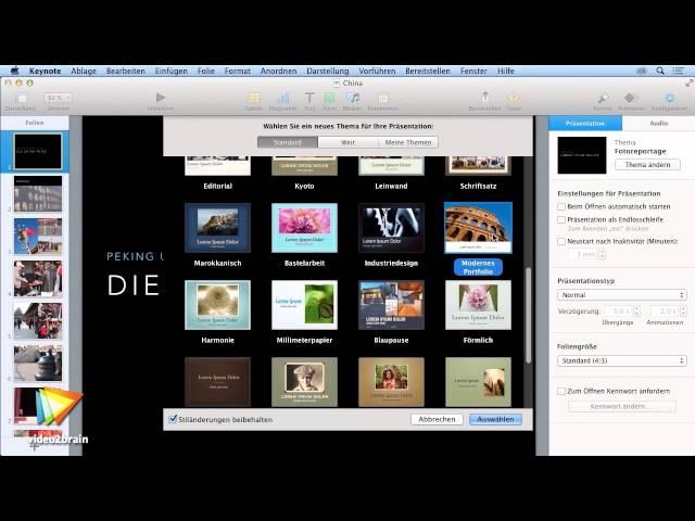 Präsentieren mit Keynote Tutorial: Trailer |video2brain.com