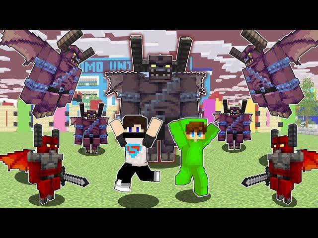 SURROUNDED by DIBIL APOCALYPSE ( NAKAKATAWA KAYA? ) | Minecraft