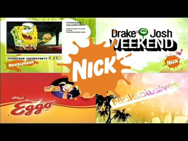 Nickelodeon Commercials and Screenbugs (July 29, 2007)