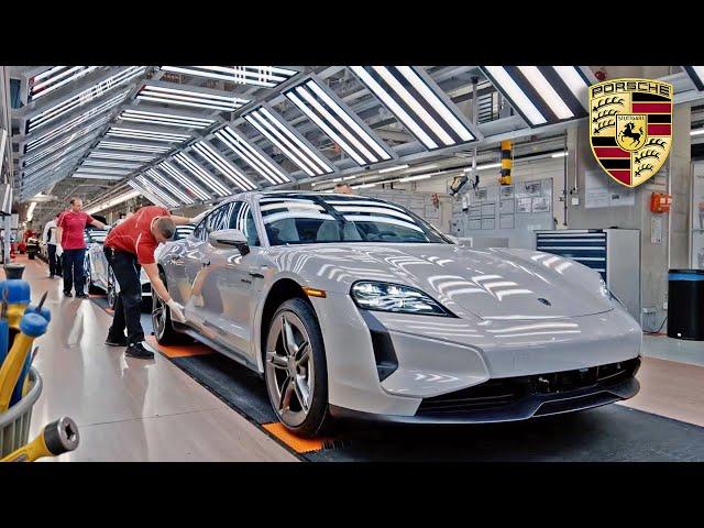 Porsche Taycan S Production In A Factory Designed for the Future