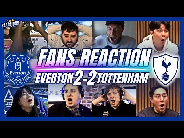 SPURS FANS REACTION TO EVERTON 2-2 TOTTENHAM | EPL