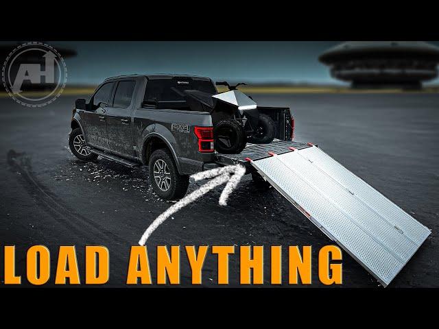 BEST UTILITY/LOADING RAMP FOR PICKUP TRUCKS | Black Widow Tri-Fold Ramp Review