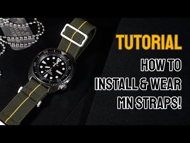 How to install and use a Marine Nationale/MN Strap