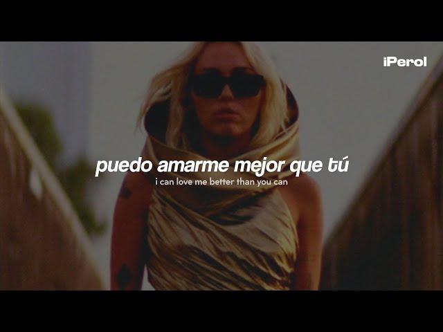 Miley Cyrus - Flowers (Español + Lyrics)