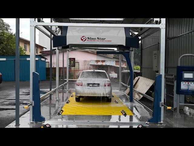 touchless car wash equipment from Sino Star in Malaysia