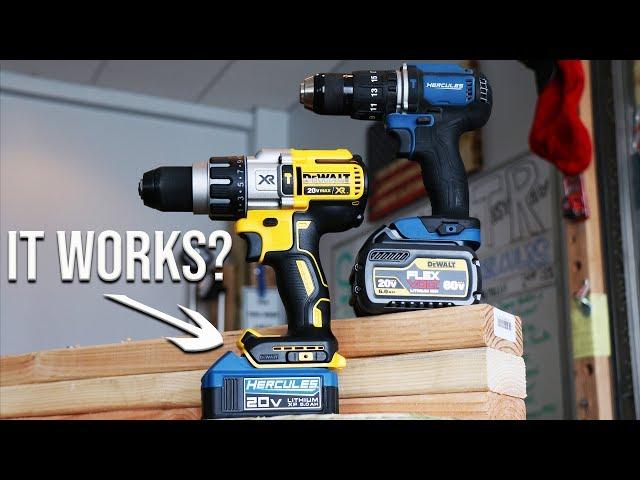 Will DeWALT 20V MAX Batteries WORK On Hercules Power Tools?