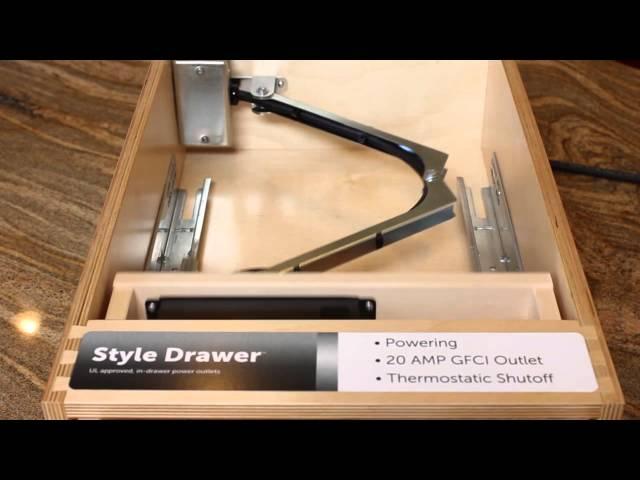 Docking Drawer Power Outlets