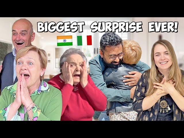 Surprising My Italian Family with My Indian Husband *Emotional*