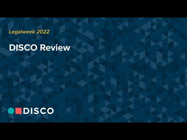 DISCO Review