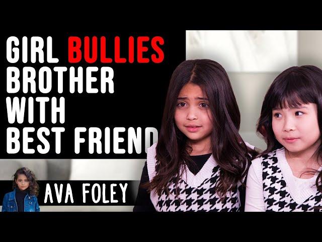 Girl BULLIES Little Brother With Friend, She Instantly REGRETS It I Ava Foley