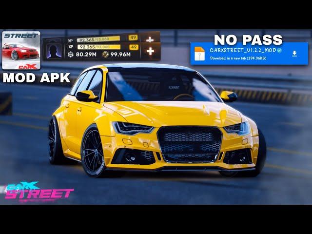 Mod CarX Street v1.2.2 || Download CarX Street Mod Apk Unlimited Money Glitch Android and ios?