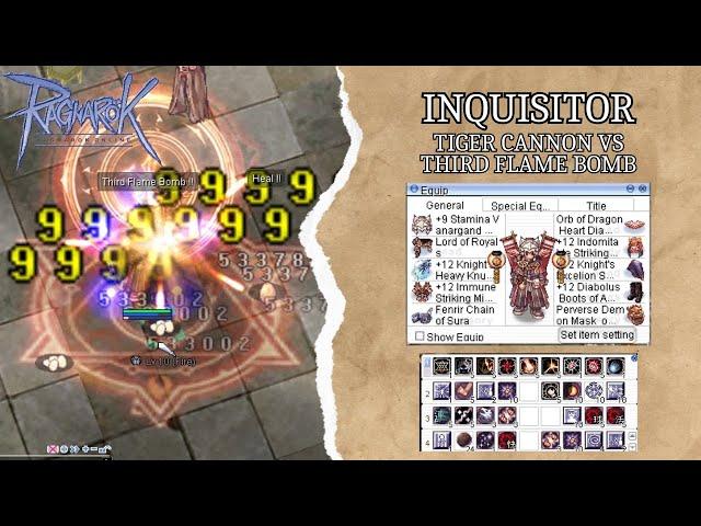 iRO Thor: Inquisitor Third Flame Bomb vs Sura Tiger Cannon