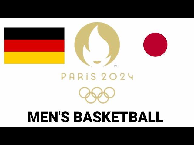 Germany vs Japan | Paris Olympic Men's Basketball Live Score Play by Play