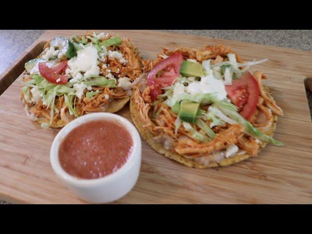 Chicken Tinga Tostada Recipe