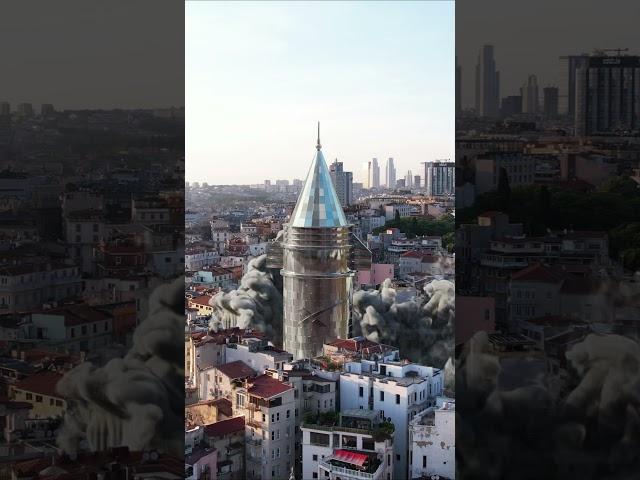 Galata Tower -  GCI Rocket #cgi #spacex #3d #vfx