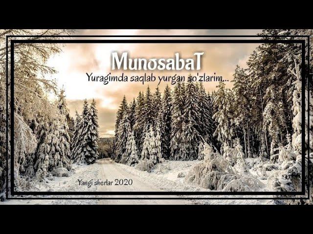 Munosabat (Yuragimda saqlab yurgan so'zlarim...) | Yangi sherlar 2020 | Suhrob Isroilov ijodi